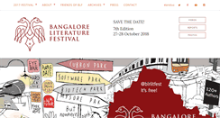 Desktop Screenshot of bangaloreliteraturefestival.org