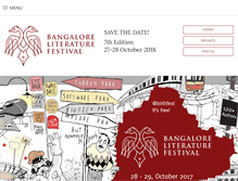 Tablet Screenshot of bangaloreliteraturefestival.org